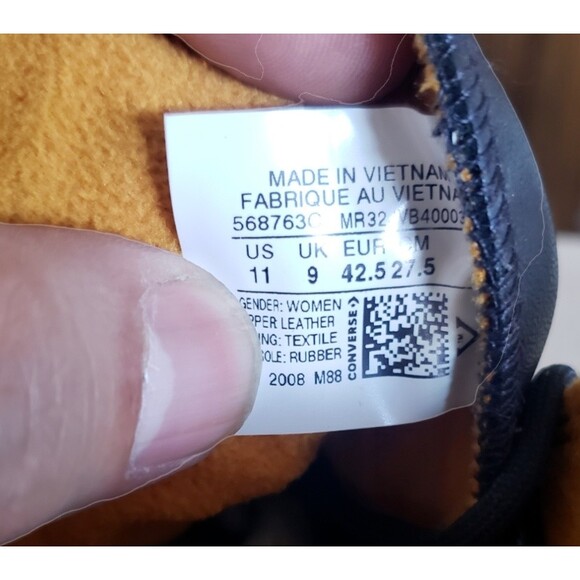 Converse Chuck Taylor All Star Lugged Hi Winter Boots Gore-Tex 568763C Size 11 - Picture 10 of 11